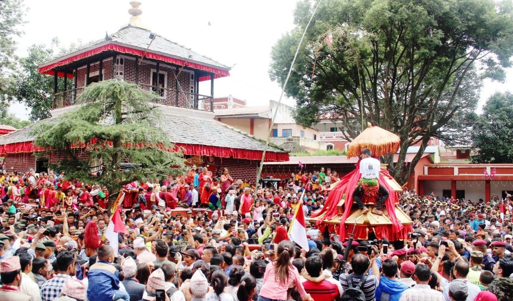 तानसेनमा भगवतीको रथयात्रा