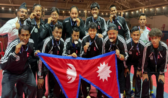 डजबलमा नेपाल तेस्रो