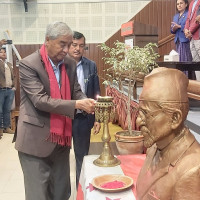 ऋषिङको दिउली खोलामा पुल निर्माण सुरु