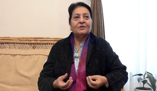 मेरो अबको बाँकी जीवन राष्ट्रका निम्ति रहन्छ : पूर्व राष्ट्रपति भण्डारी