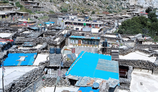 मुस्ताङको मार्फा गाउँ