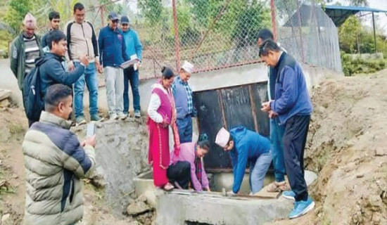 सिँचाइ ट्याङ्की निर्माण