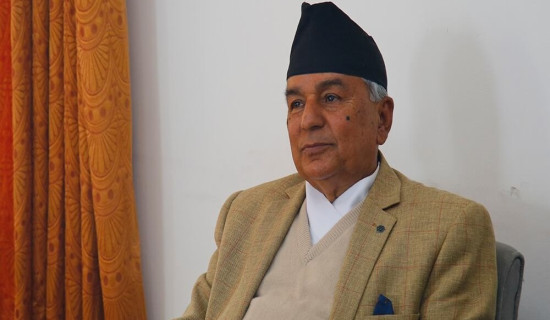 राष्ट्रपति पौडेल लमजुङ आउनुहुँदै