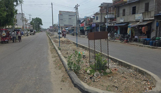 आठ वर्षमा पनि पूर्णता पाएन दुई हजार मिटर सडकले