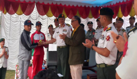 प्रधानसेनापति राष्ट्रिय टेनिस प्रतियोगिता सुरु
