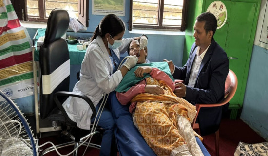 दुई दिने दन्त शिविरमा ६ सय ६३ जना लाभान्वित