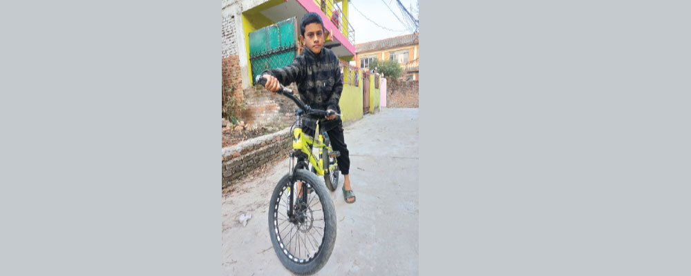 साइकल चढ्ने इच्छा