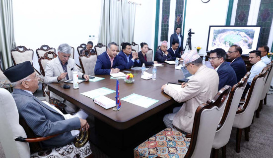 कीर्तिपुर क्रिकेट रङ्गशाला निर्माणमा ढिलाइबारे प्रधानमन्त्रीको गम्भीर चासो