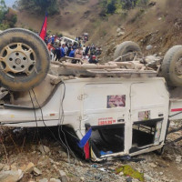 मोटरसाइकल दुर्घटनामा भलिबल खेलाडीको मृत्यु