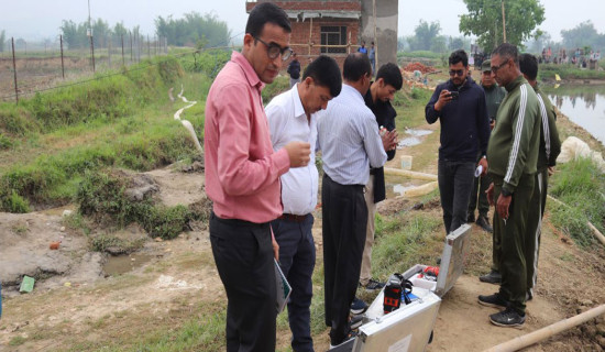 भासिएको गाडी खोज्न भूगर्भविद्को टोली