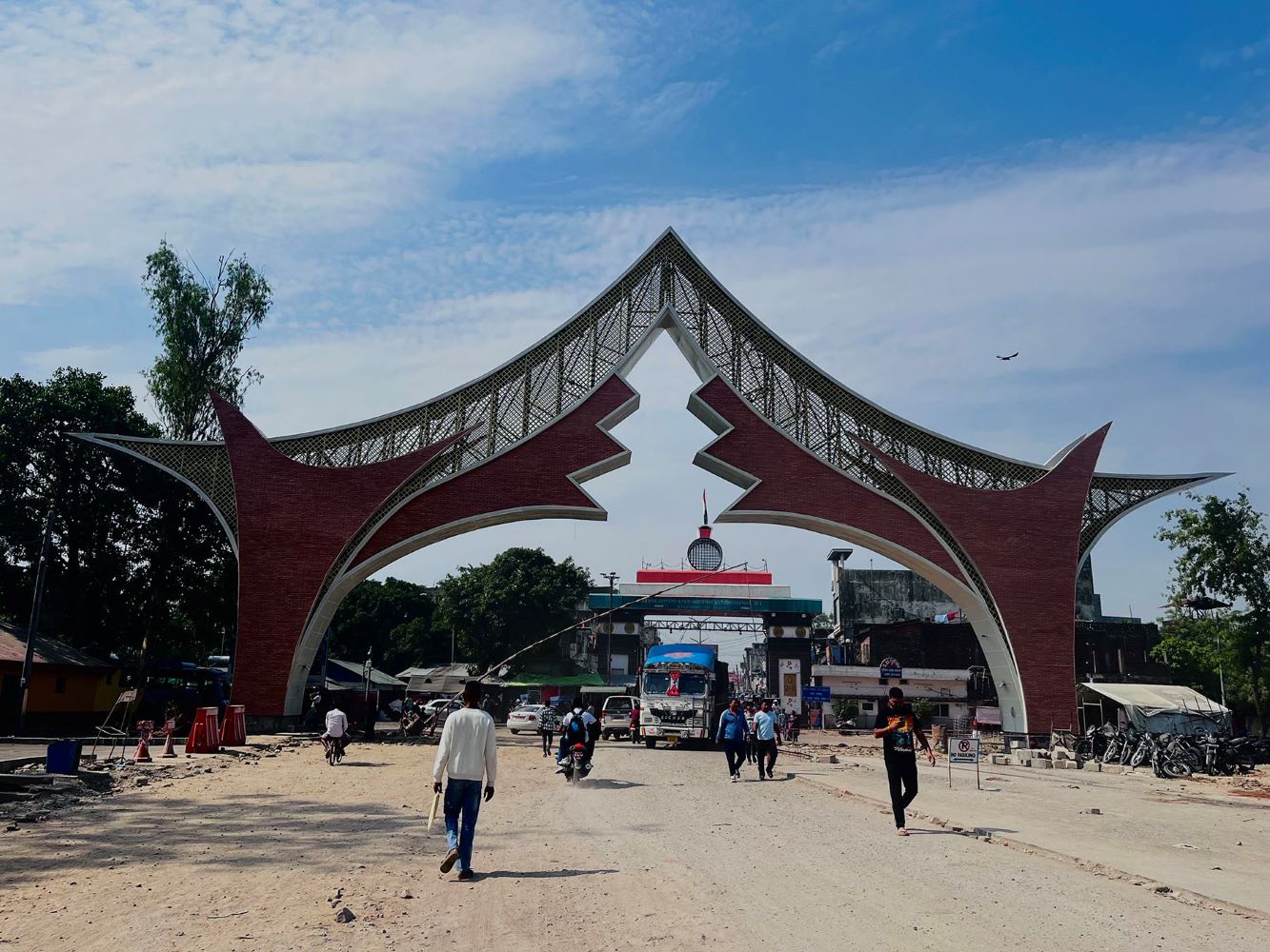 बेलहिया नाकामा  नवनिर्मित नेपालद्वार