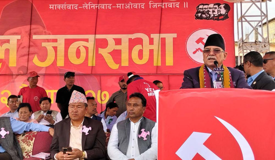 हामी कसैको बैसाखी बन्दैनौं : प्रचण्ड