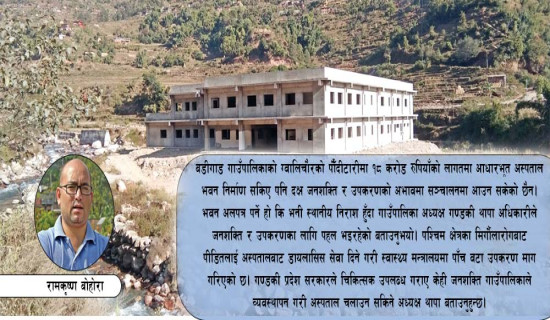 गाउँ गाउँमा आधारभूत अस्पताल