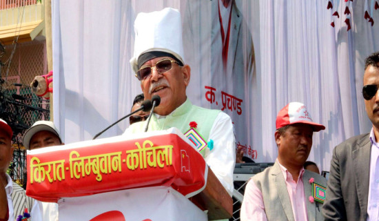 संविधान संशोधन आवश्यक छ : अध्यक्ष प्रचण्ड