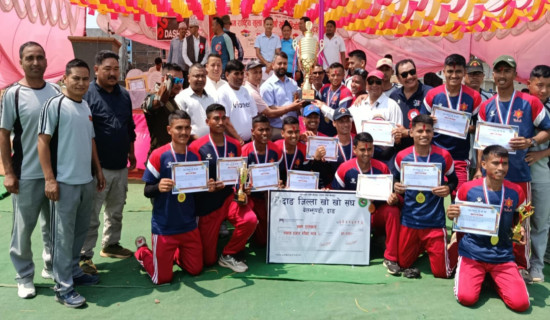 आर्मीलाई राष्ट्रिय खो खो उपाधि