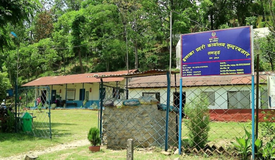 विद्यालय भवनमा प्रहरी कार्यालय