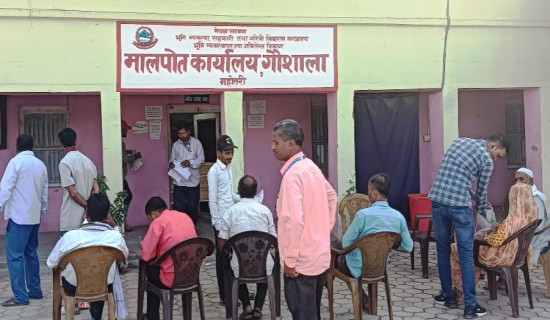 मालपोतमा सधैँ कर्मचारी अभाव