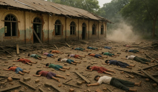 चार्जिङमा राखेको स्कुटर जलेर नष्ट
