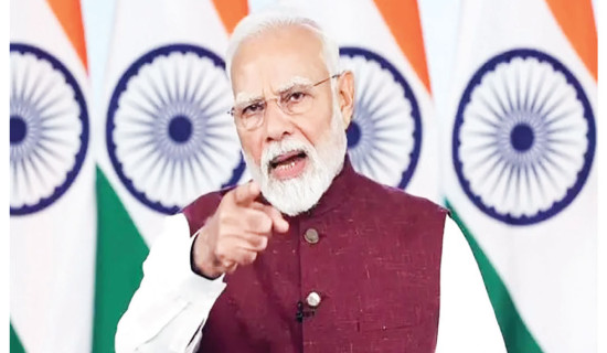 आतङ्कवादविरुद्धको  कारबाही रोकिँदैन : मोदी