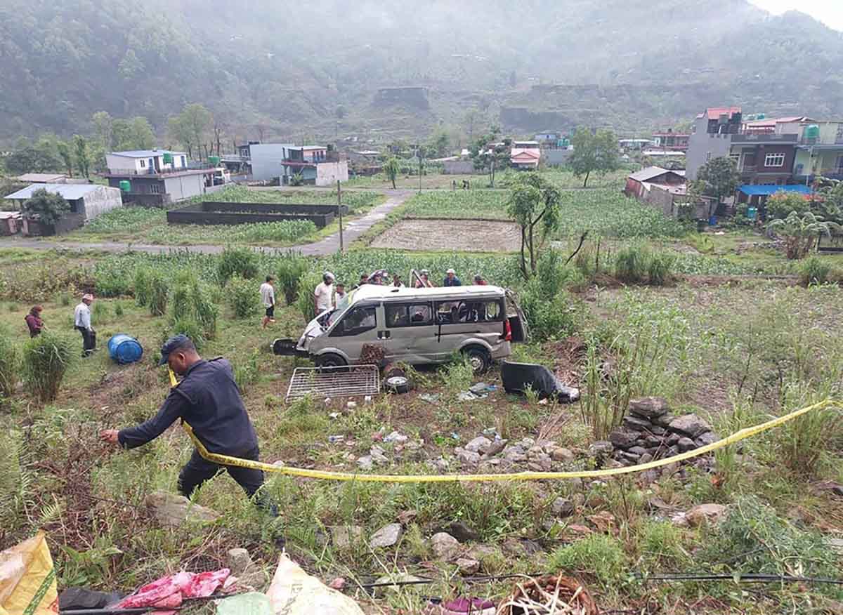 पोखराको लामेआहाल दुर्घटनामा तीन जनाको मृत्यु