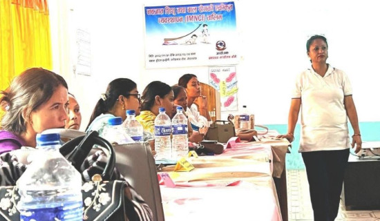 शिशु मृत्युदर घटाउन स्वास्थ्यकर्मी प्रशिक्षण