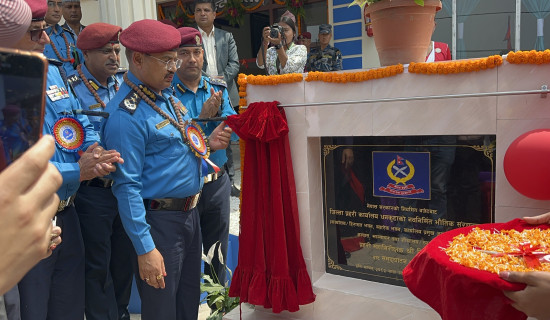 धनकुटा प्रहरीको नयाँ भवन उद्घाटन