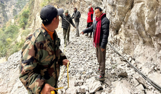 बेनीघाट-आरुघाट-लार्केभन्ज्याङ  सडक अनिश्चितकालका लागि बन्द