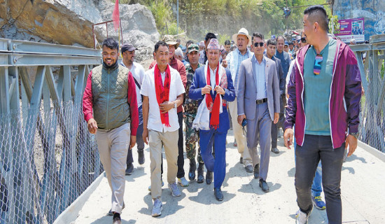 मेलम्ची तटबन्ध निर्माण हुने