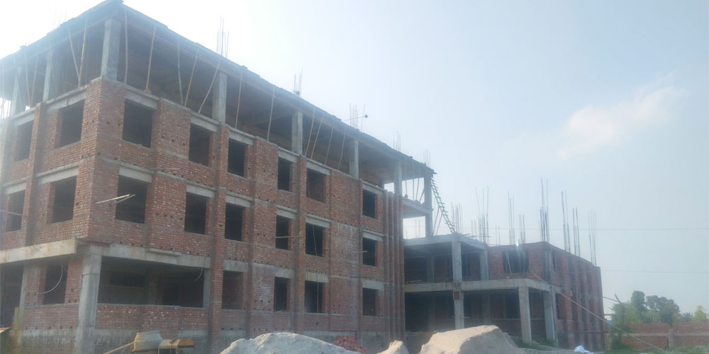 नगरपालिकाको प्रशासनिक भवन निर्माण अन्तिम चरणमा