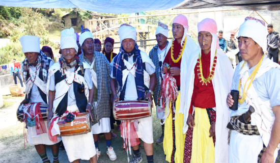 धवलागिरिमा पुर्ख्यौली नाच प्रतियोगिता