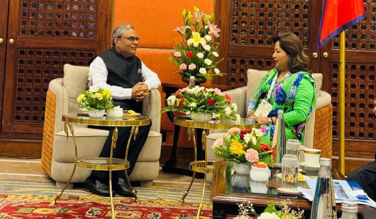 परराष्ट्रमन्त्री डा. राणासँग बिम्स्टेकका महासचिवको शिष्टाचार भेट