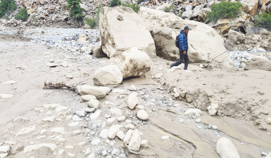 हिमताल फुटेपछि तिल गाउँ जोखिममा