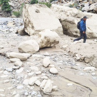 हिमताल फुटेपछि तिल गाउँ जोखिममा
