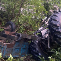 ट्याक्टर दुर्घटनामा चालकको मृत्यु