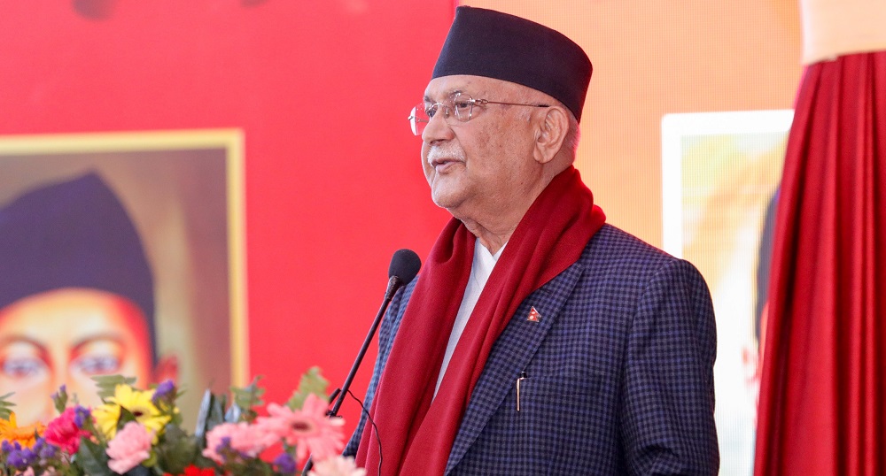 २०८४ को निर्वाचनमा एमालेको एकल बहुमत आउने गरी लाग्न प्रधानमन्त्रीको आग्रह