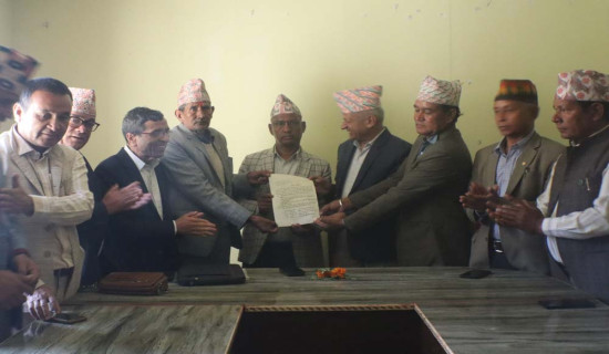 राजनीतिक दलद्वारा सामूहिक ज्ञापनपत्र