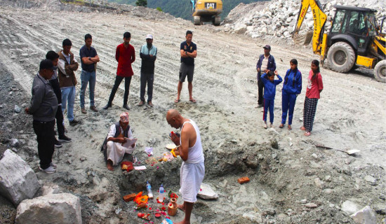 रघु गंगा गाउँपालिकाको प्रशासकीय भवन निर्माण सुरु