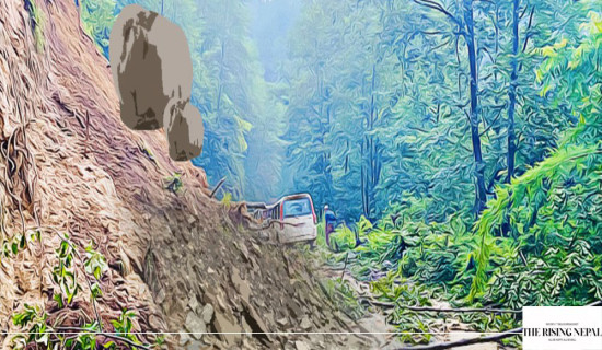 पहिरोले कालीगण्डकी कोरिडोर अवरुद्ध