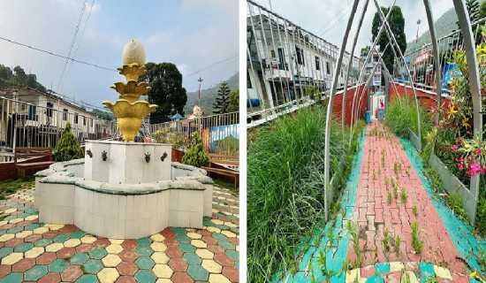 सुन्दर नगरी गिज्याइँ रहेको पार्क