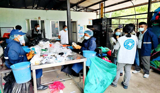 स्वास्थ्यजन्य फोहोरको सङ्क्रमण, सरसफाइकर्मी निकै जोखिममा
