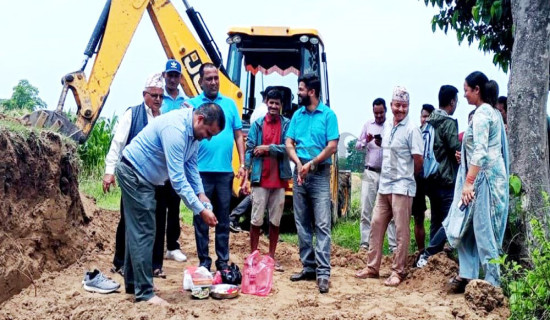 सिक्टा सिँचाइको पूर्वी मूल नहरमा शाखा नहर निर्माण सुरु