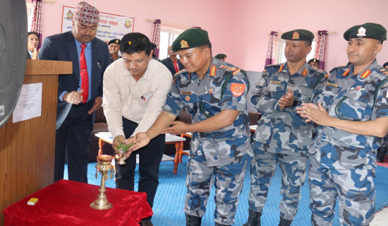 नेपाल एपीएफ स्कुल कीर्तिपुर र नगरपालिकाको सहकार्यमा विद्यार्थीलाई विपद् उद्धार तालिम