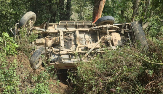 सल्यानमा जिप दुर्घटना : घाइतेमध्ये एक जनाको मृत्यु
