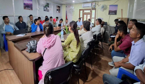 गाउँपालिकामा मनसुन पूर्व तयारी