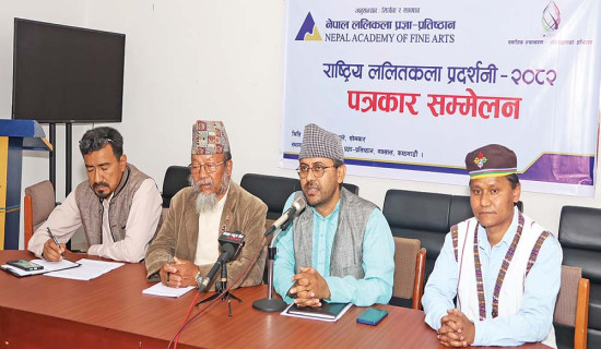 ललितकला प्रदर्शनीमा जीवन्त कलाको प्रस्तुति