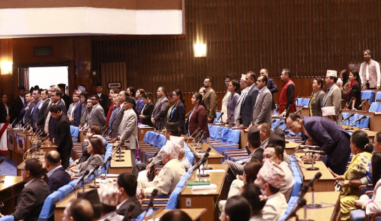 प्रतिनिधिसभा बैठक स्थगित