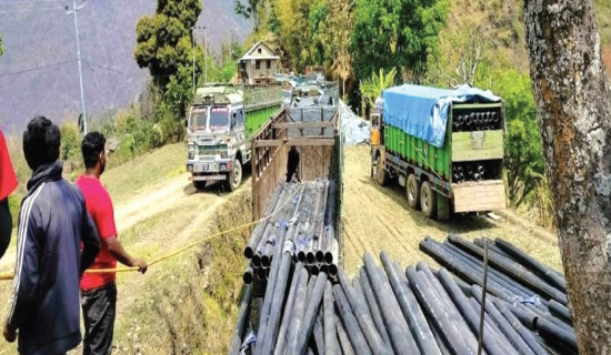 ठेकेदार सम्पर्कविहीन भएपछि काम अलपत्र