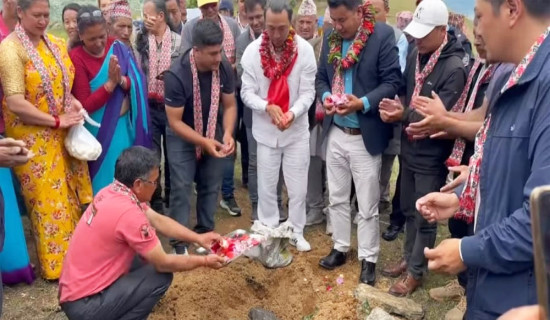 तिङलामा स्वास्थ्य चौकी भवन बन्ने