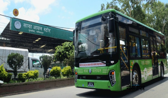 साझा यातायातलाई थप सय वटा विद्युतीय बस उपलब्ध गराइने