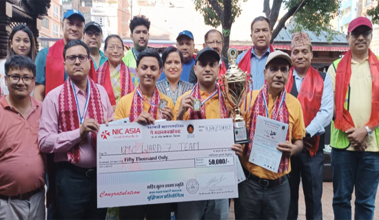 वडा नं. ७ ले जित्यो वडाब्यापी चेस उपाधि